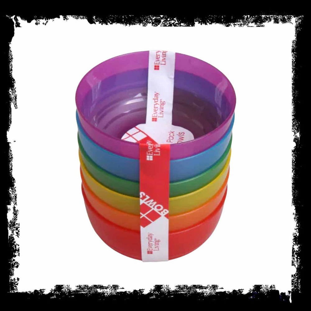 ‼️SOLD‼️New! Everyday Living® Kids Poly Pro Bowls - Assorted 6 pc